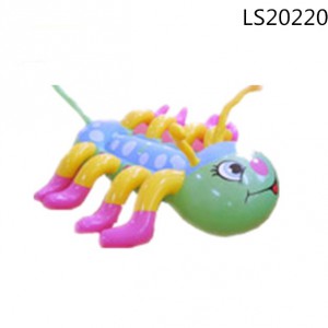 Inflatable caterpillar colorful design animal toys LS20220