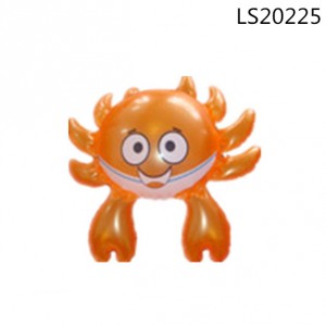 inflatable animal toys with crab design for promotional gifts LS20225