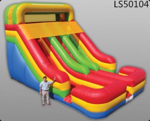 Newest Thick PVC Inflatable Slide for Park LS50104