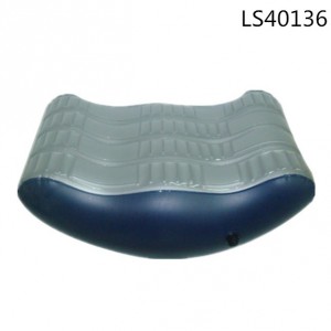 Factory fashion design inflatable promotional pvc seat cushion for outdoors LS40136