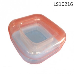 Wholesale cheap transparent inflatable pvc kids swimming pool  LS10216