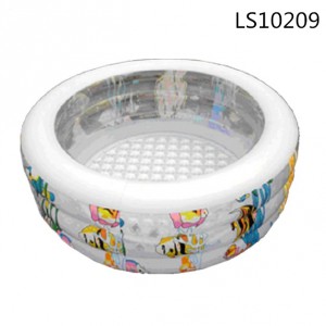 ​Cheap factory sale inflatable phthalate free pvc kids colorful swimming pool for promotion  LS10209