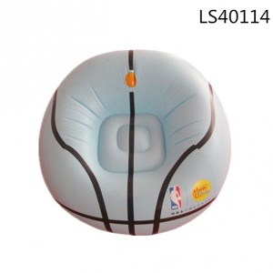 PVC white inflatable sofa for leisure LS40114