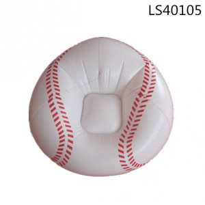 ​Hot selling new design inflatable pvc white air sofa cushion for promotion LS40105